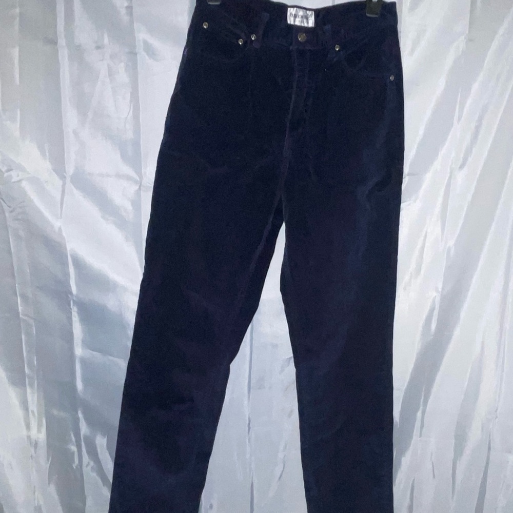 Cute Vintage Corduroy high wasted straight legged pants